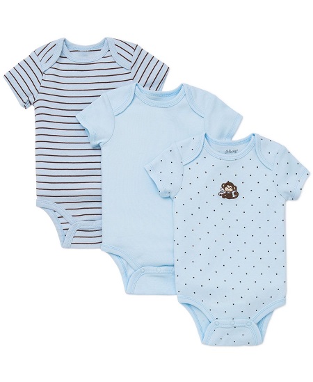 MONKEY STAR 3PK BODYSUITS