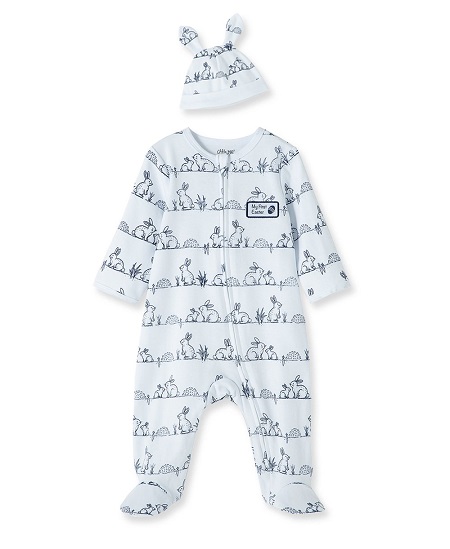 Easter Rabbit Footie-Hat