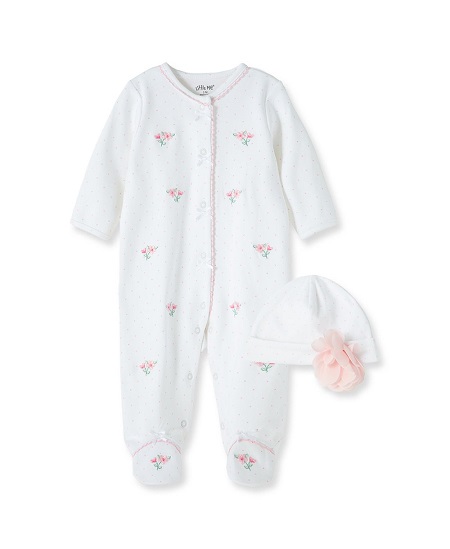 Floral Flourish Footie-Hat