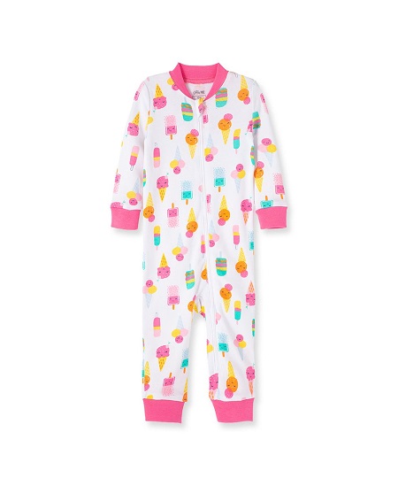 Ice Cream Zip Front One Pc