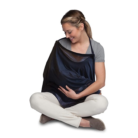 Infinity Nursing Scarf Black