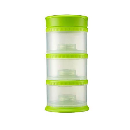 Stackable Container 3 Tier Lime