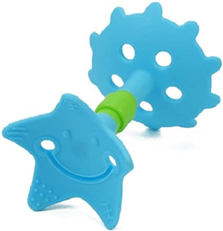 EZ grip teether / STAR / blue