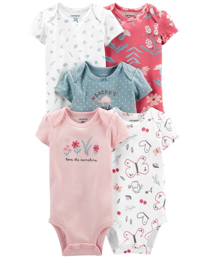 CARTERS 5PK ONESIES