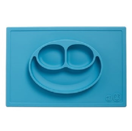 Happy Mat Plate Blue