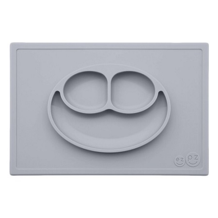 Happy Mat Plate Pewter