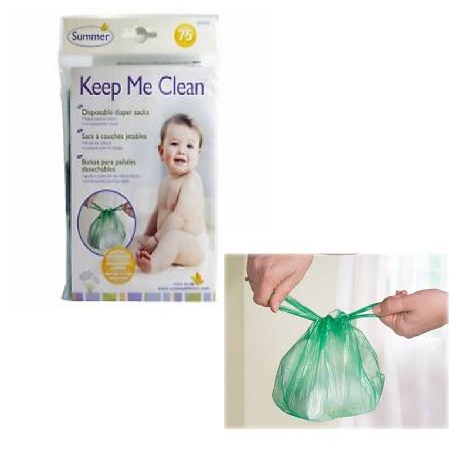 75ct Degradable Diaper Sacks