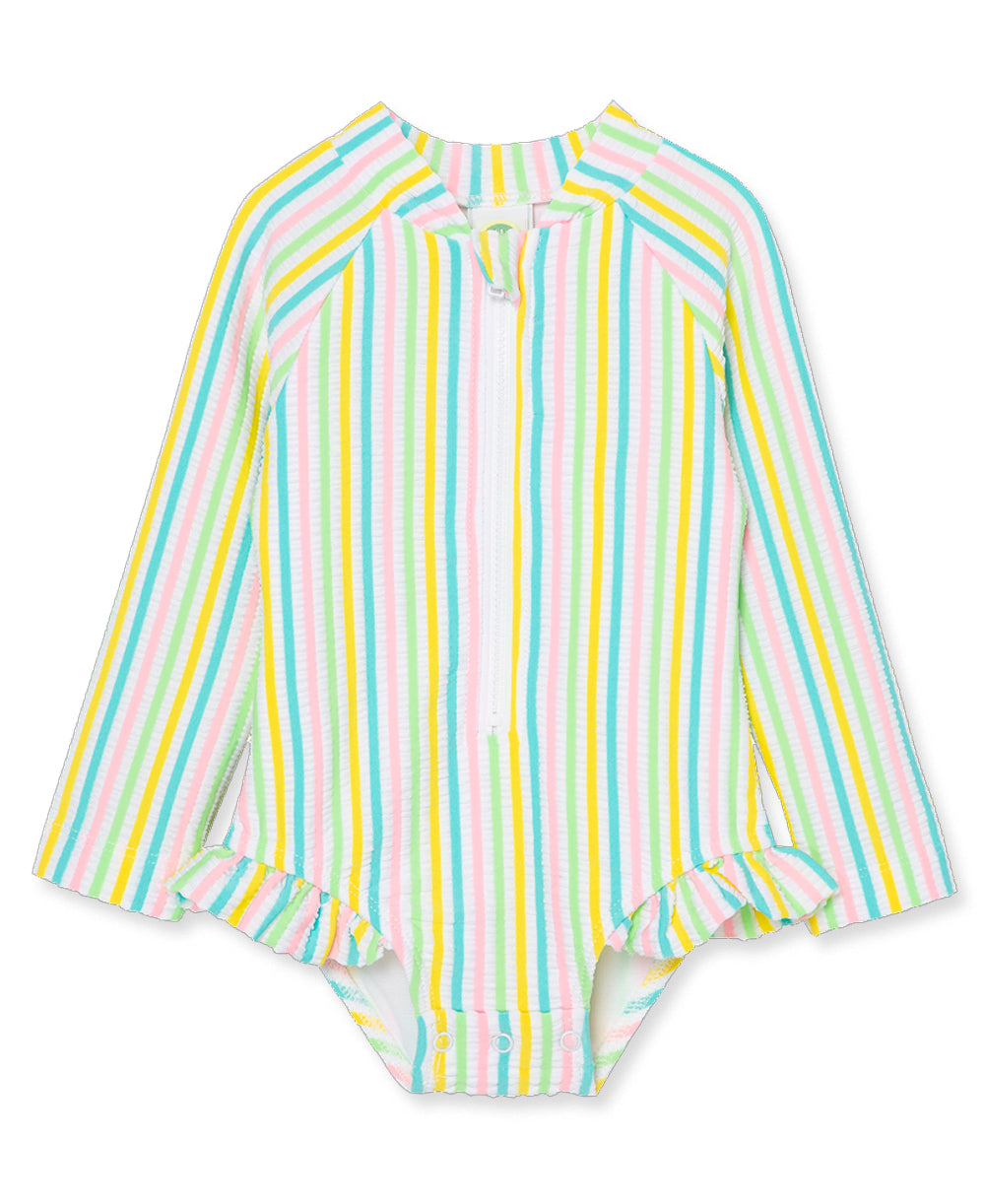 Multi Stripe One Pc Rashguard