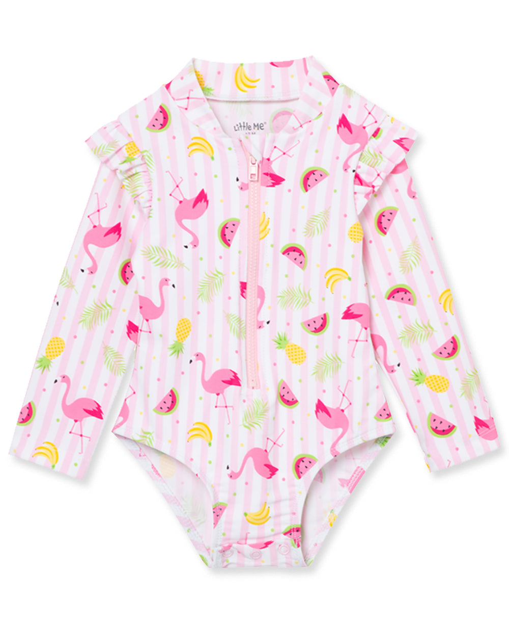 Flamingo 1pc Rashguard Set