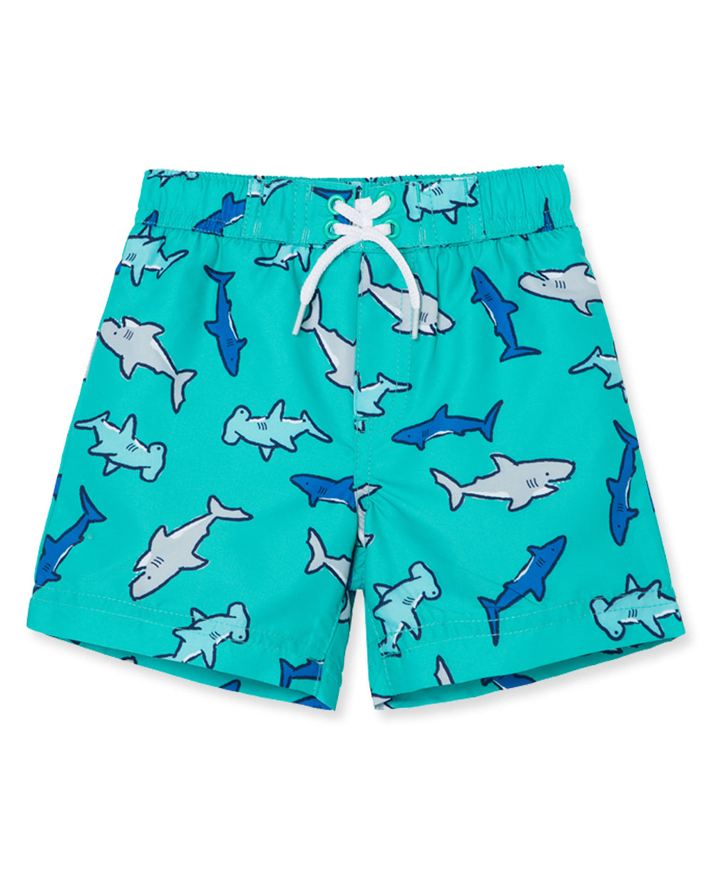 Sharks Swim Trunks