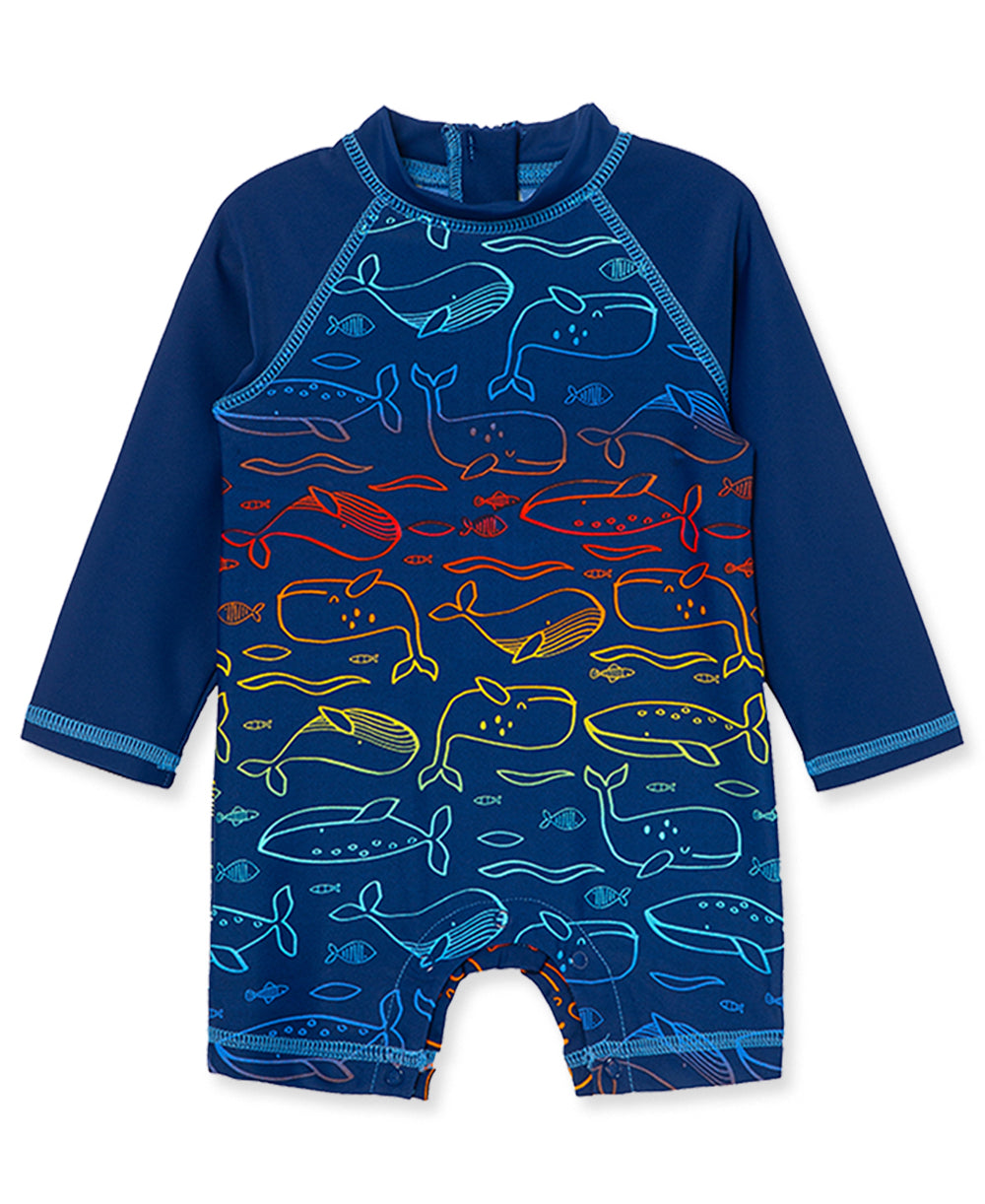 Whale Longsleeve Rashguard Suit