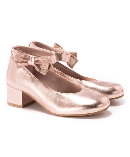 JANET ROSE GOLD SHOE