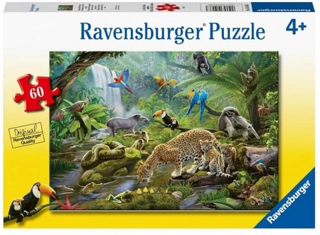 Rainforest Animals Puzzle 60p
