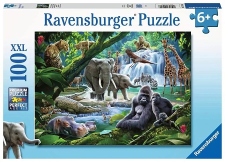 Jungle Animals Puzzle 100p