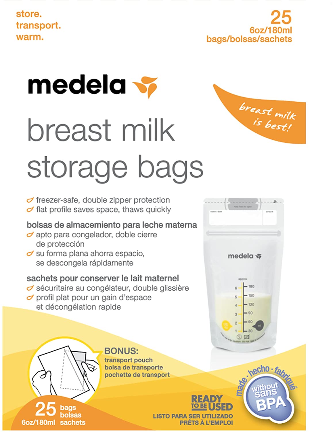 Medela 25ct Breastmilk Bags