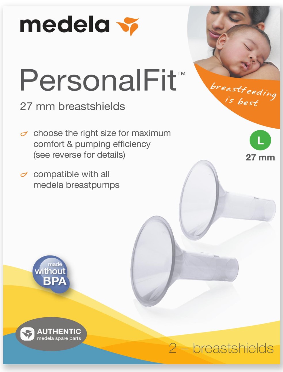 Personal Fit Breastshield Lg