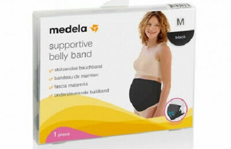 Supportive Belly Band Black MD