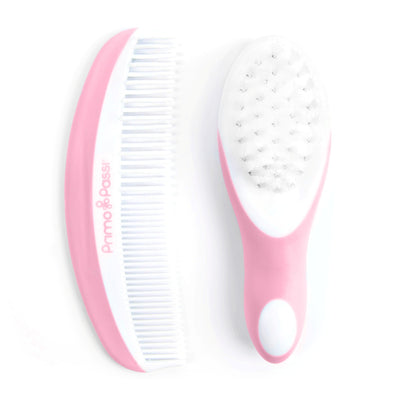 Comb And Brush Set Pink