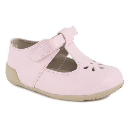 Pink Shoe W/Bow & Perfs