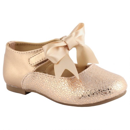 RoseGold Shoe w/Ribbon