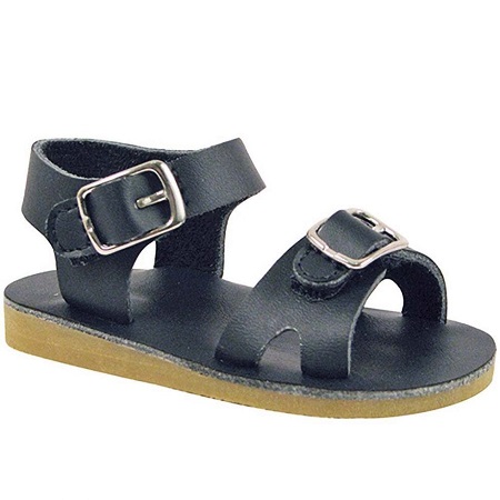 Navy Sandal W/Buckles