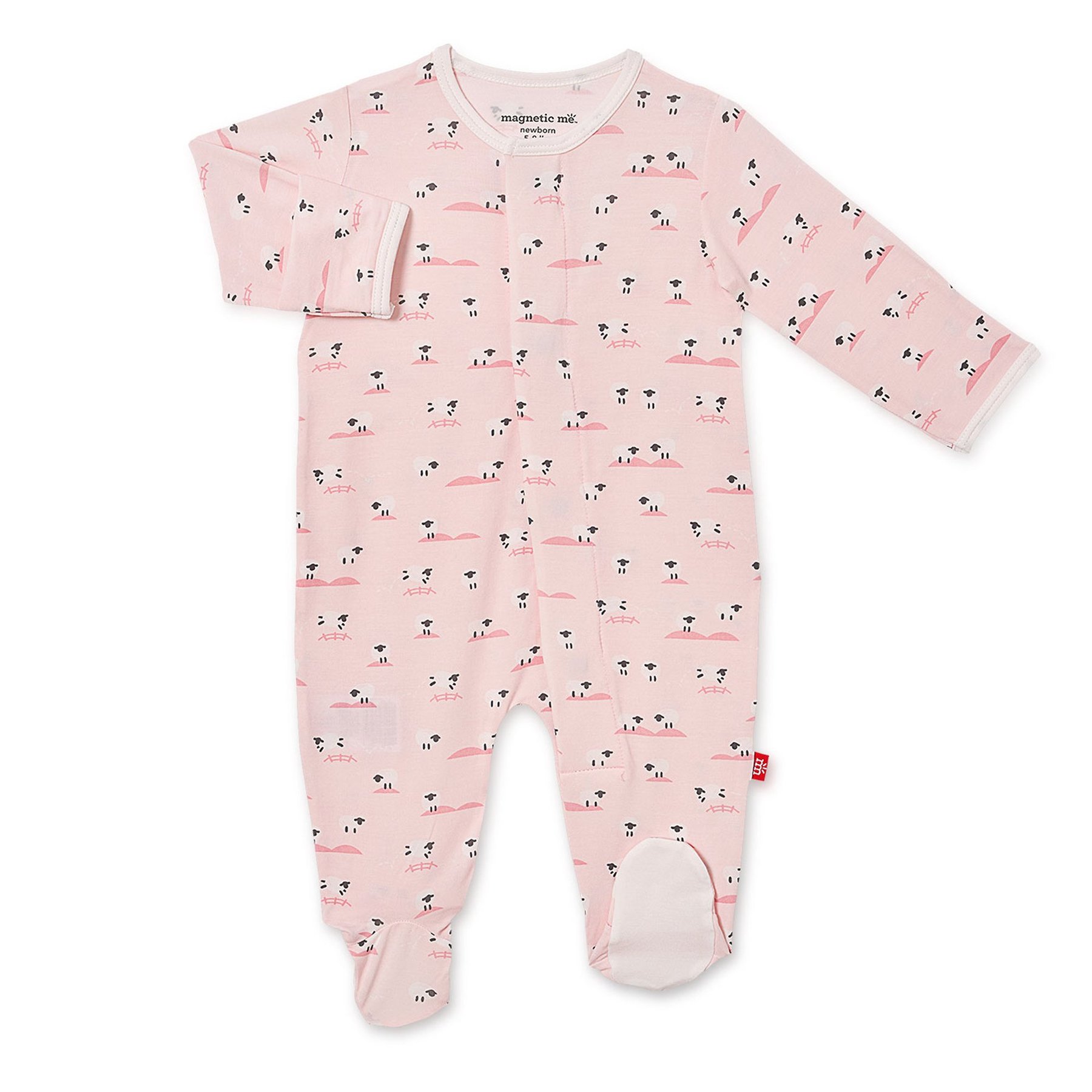 BaaBaa Baby Pink Footie