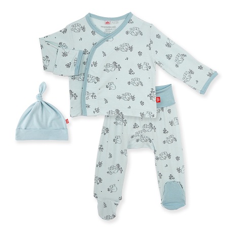 Koala Cuddles 3pc Kimono Blu