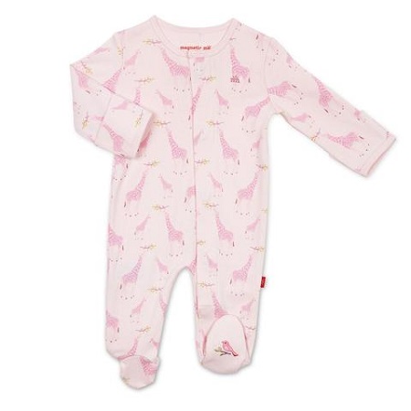 Pink Jolie Giraffe Footie