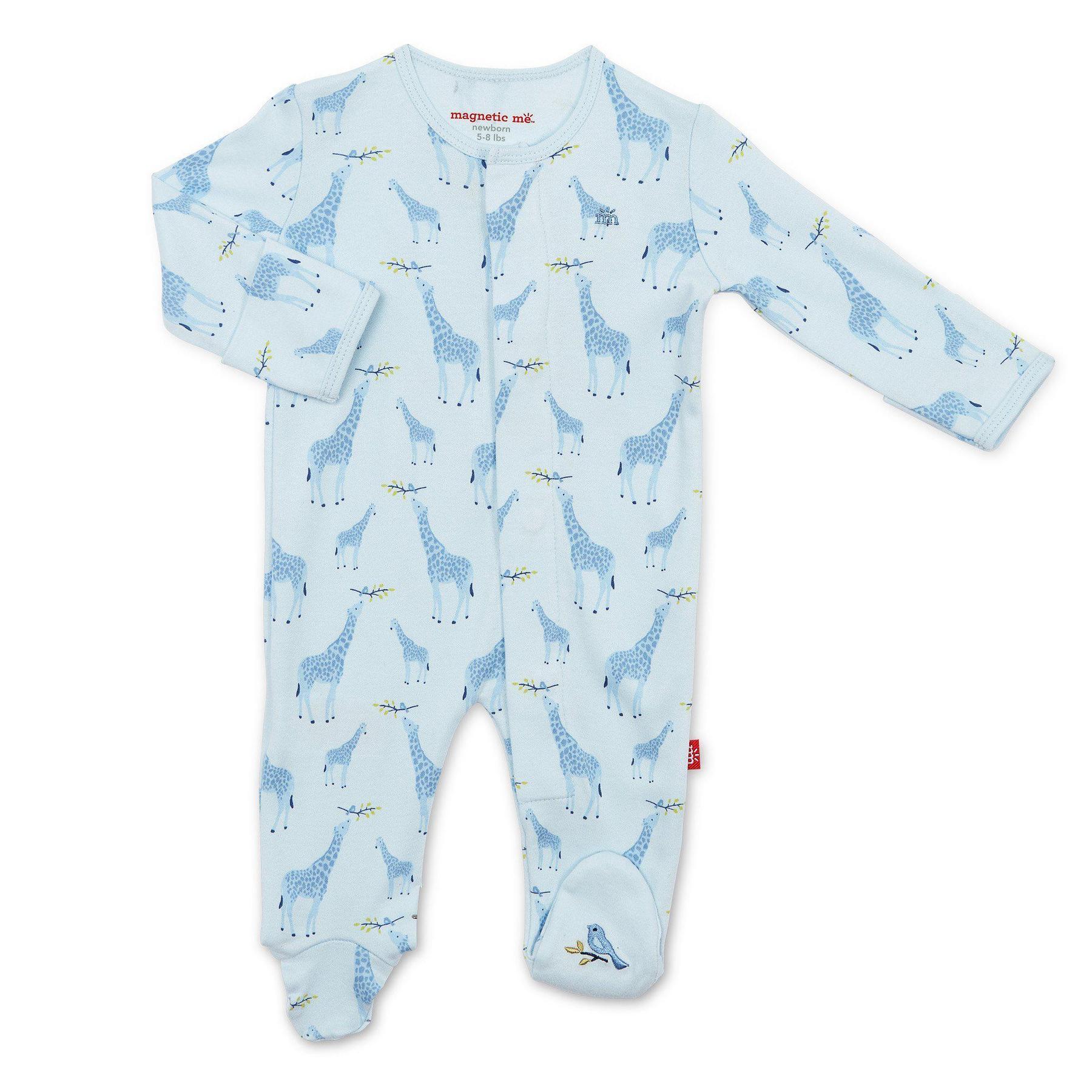 Blue Jolie Giraffe Footie