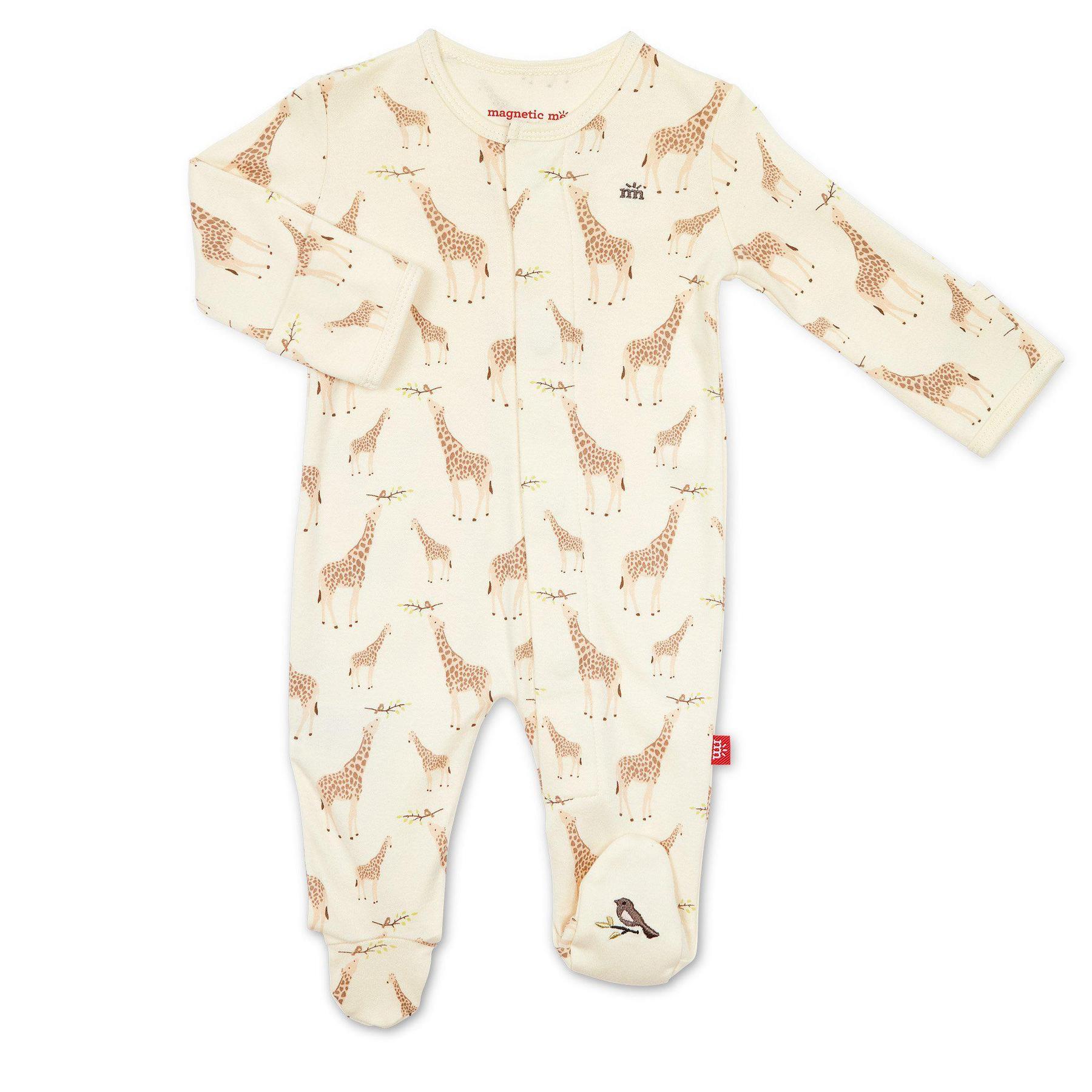 Cream Jolie Giraffe Footie