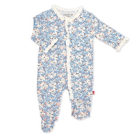 Somebunny Floral Footie