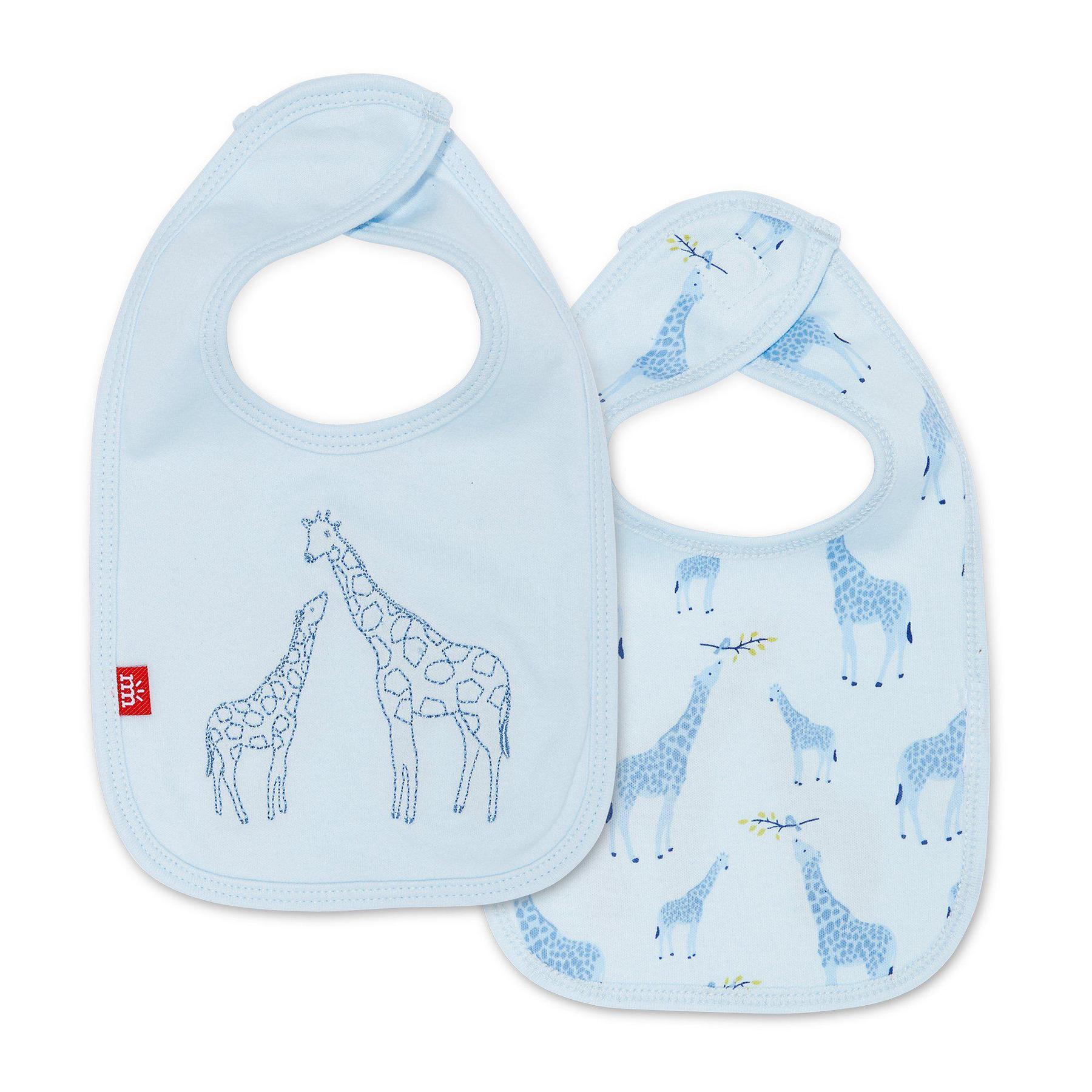 Blue Jolie Giraffe Org Bib