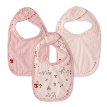 Koala Cuddles Bibs 3pk Pnk