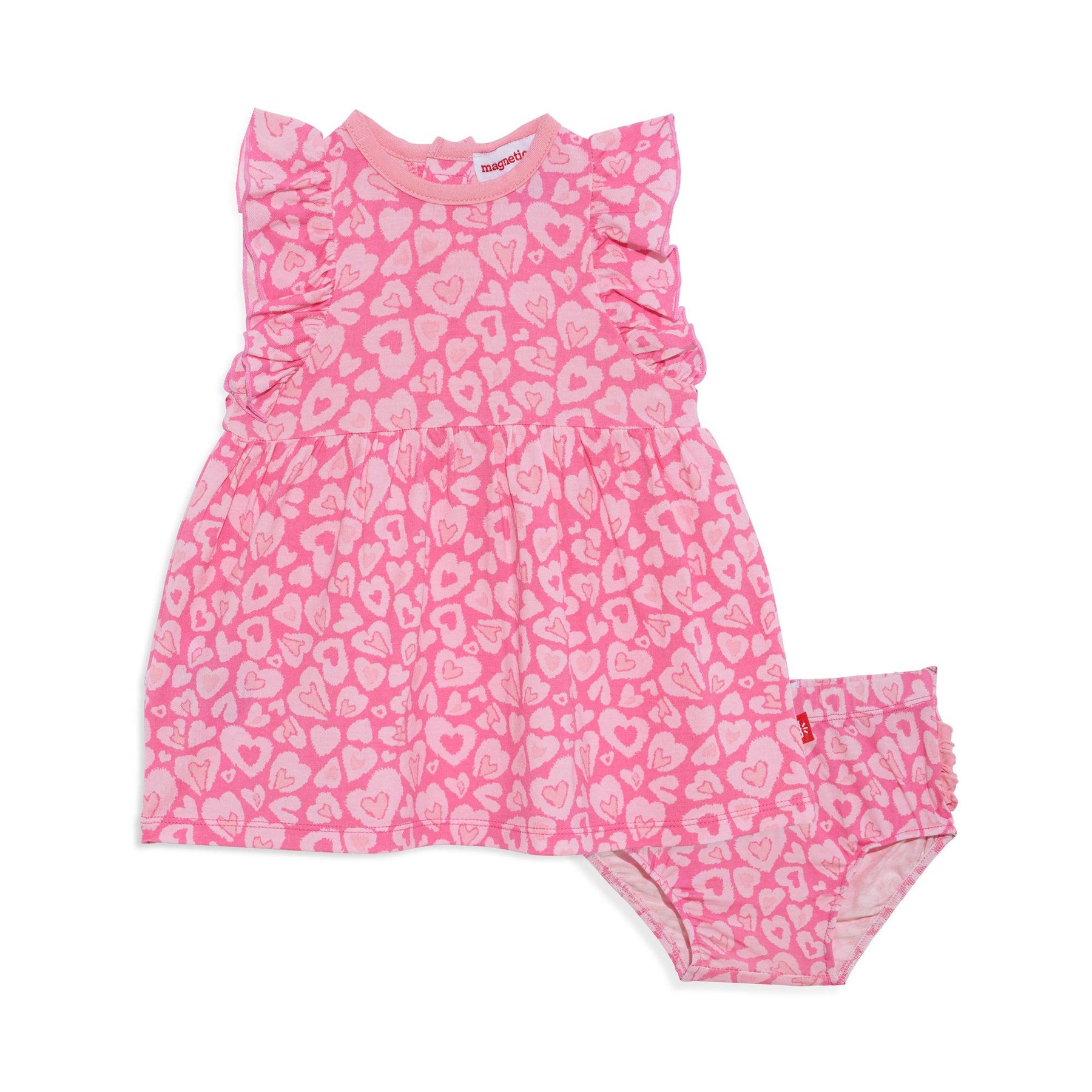 Leopheart Dress Set