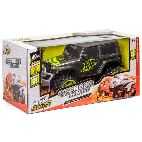 R/C Off Rd Jeep W Rubicon Black