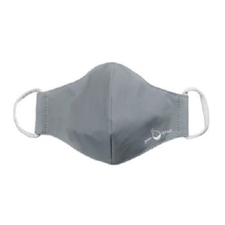 REUSABLE FACE MASK GREY ADULT SM