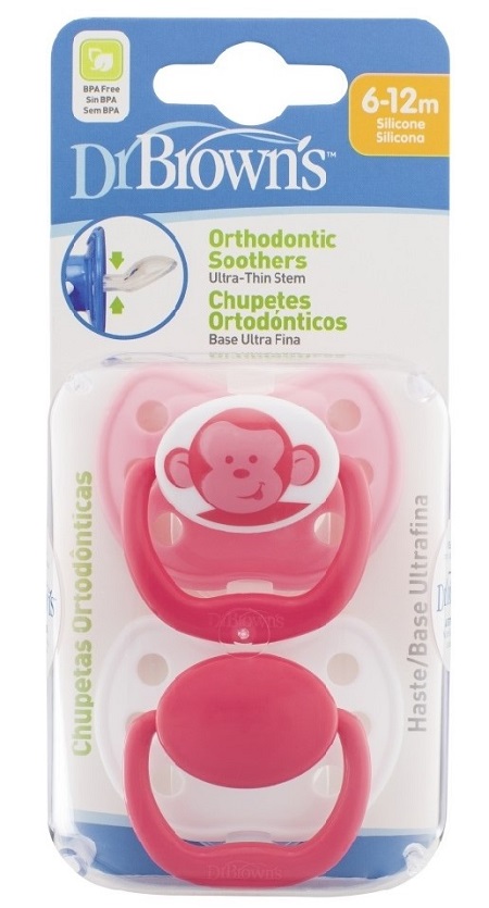 Orthodontic Soother Pink  6-12m