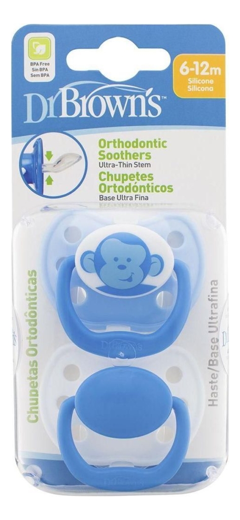 Orthodontic Soothers Blue 12mth+