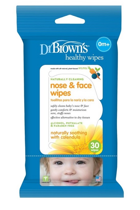 Dr Brown Face And Nose Wipes