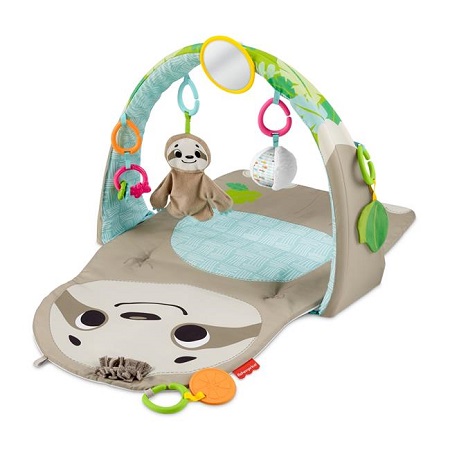 FISHER PRICE SENSORY SLOTH GYM