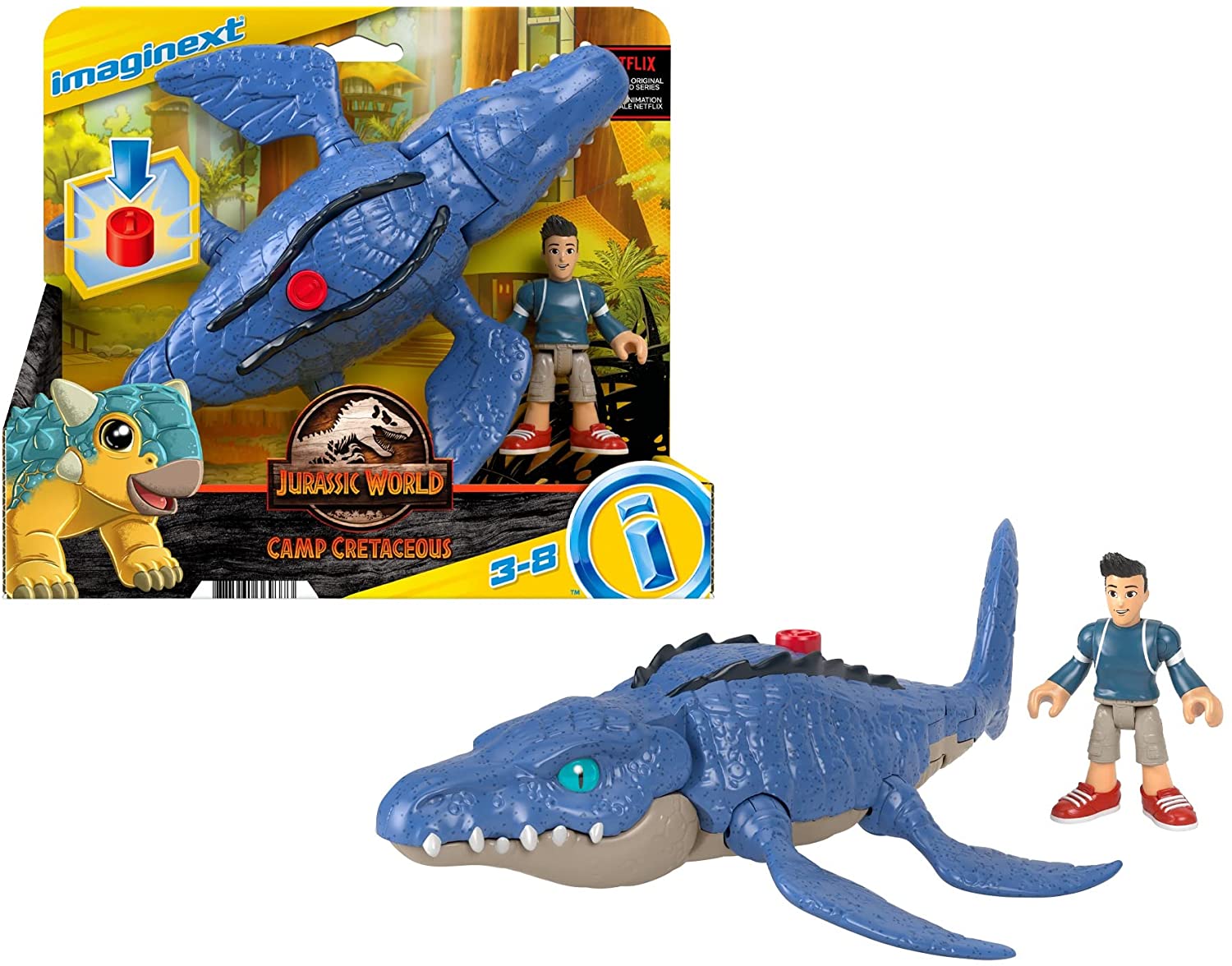 Camp Cretaceous Mosasarus Kenji