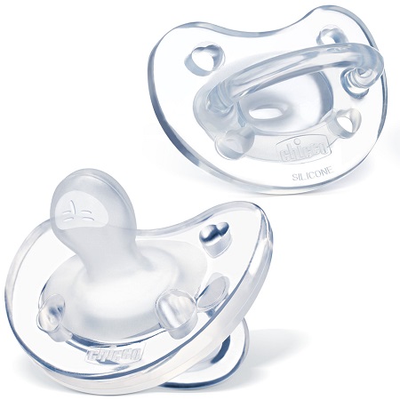 Silicone Pacifier Clear 0-6m