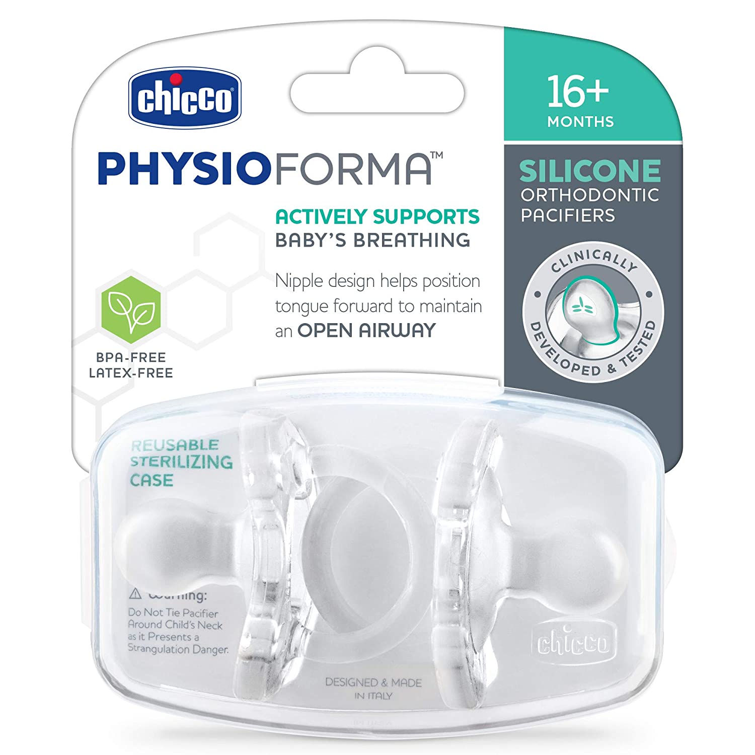 Chicco Clear Pacifier 16+