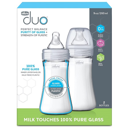 Duo 9oz Bottle 2pc-Grey