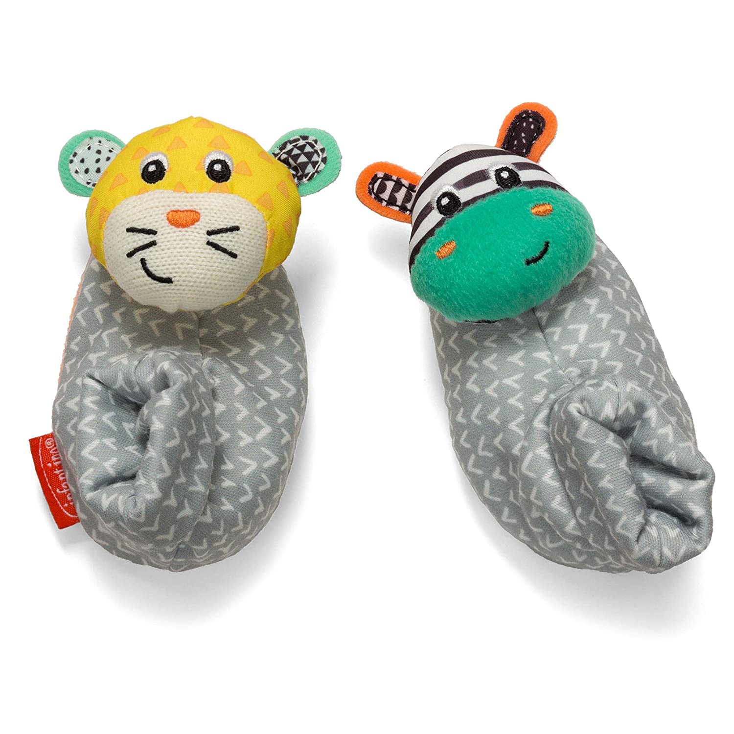 FOOT RATTLES - ZEBRA/TIGER