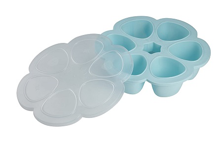 Silicone Portions Tray 5ozs Blue