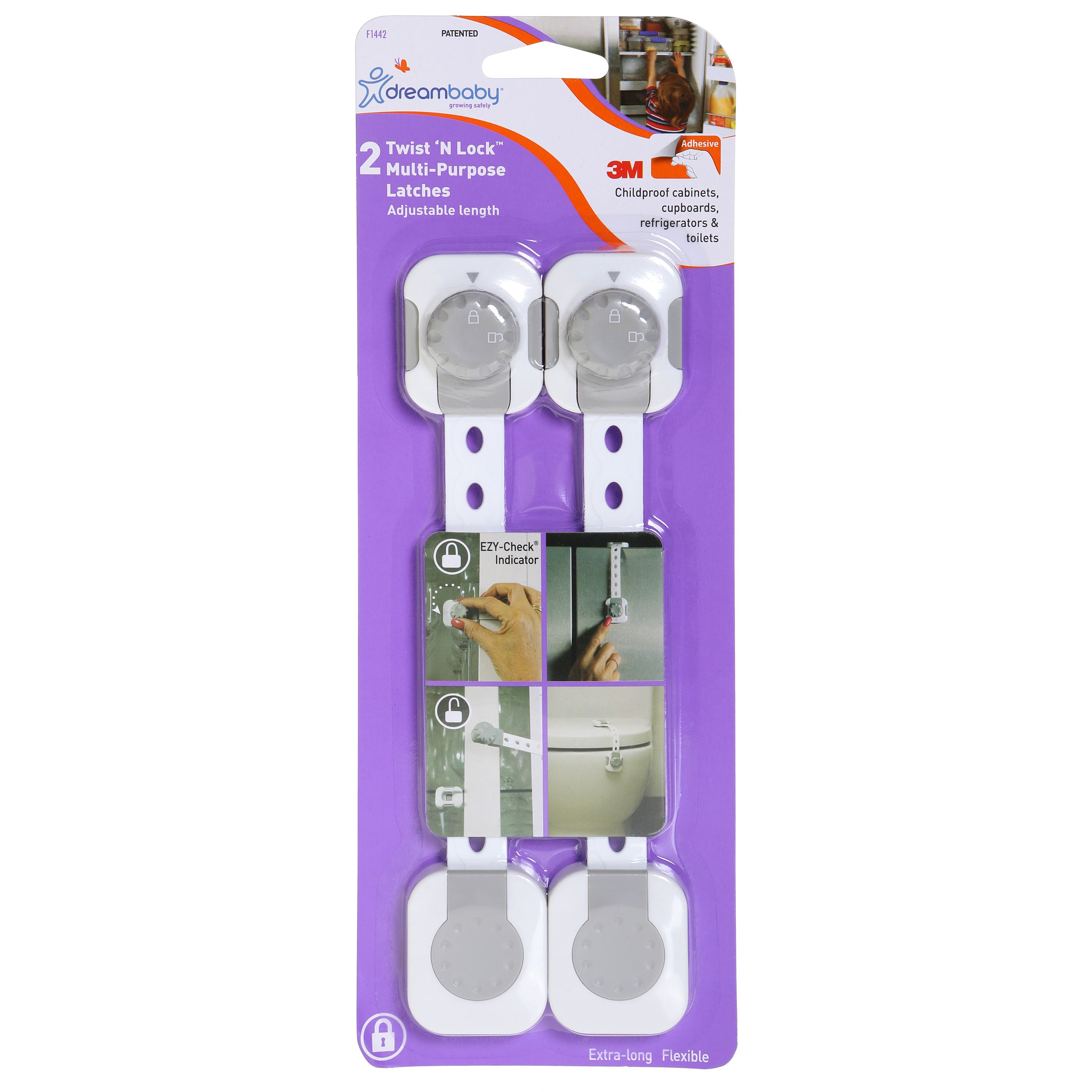 TWIST 'N LOCK LATCH 2PK