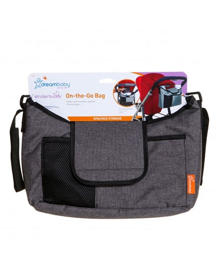 StrollerBuddy On The Go Bag Grey