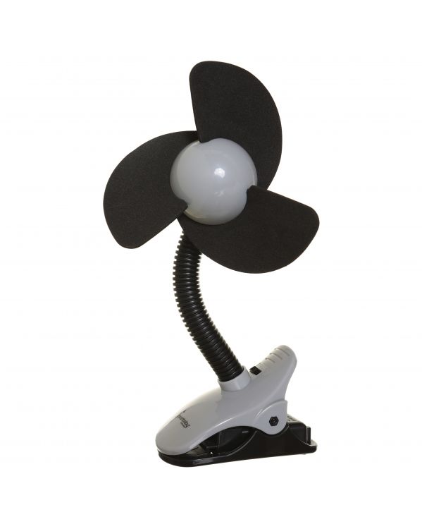 CLIP ON FAN GREY/BLACK