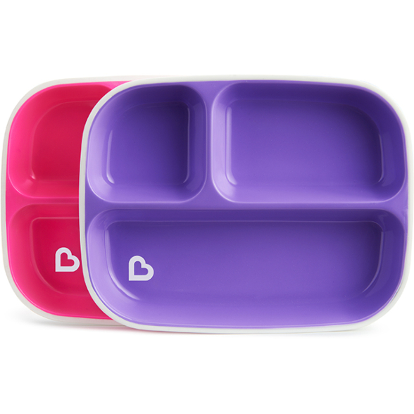 2PK SPLASH DIVIDED PLATES